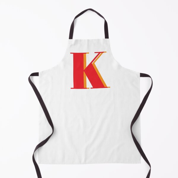 Item preview, Letter K in orange – Cute Alphabet Initial Monogram Design designed and sold by Monika Howarth.
