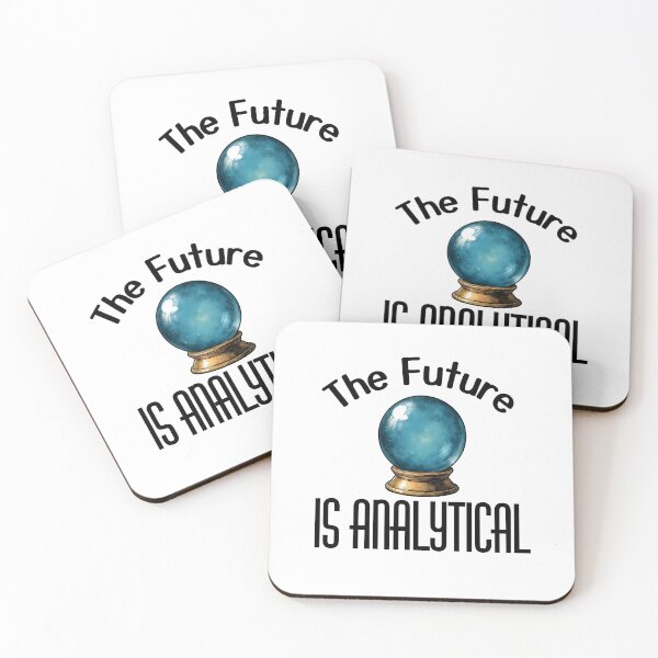 Item preview, The Future Is Analytical – Smart STEM Quote for Women in Science designed and sold by MySciPic.