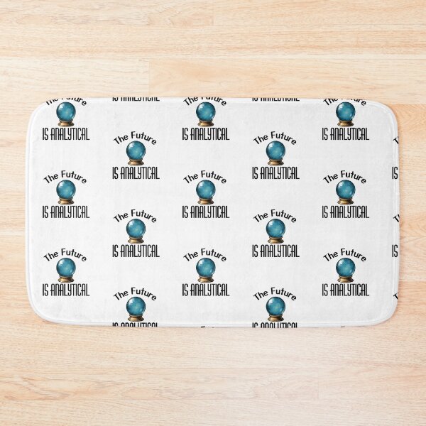 Item preview, The Future Is Analytical – Smart STEM Quote for Women in Science designed and sold by MySciPic.
