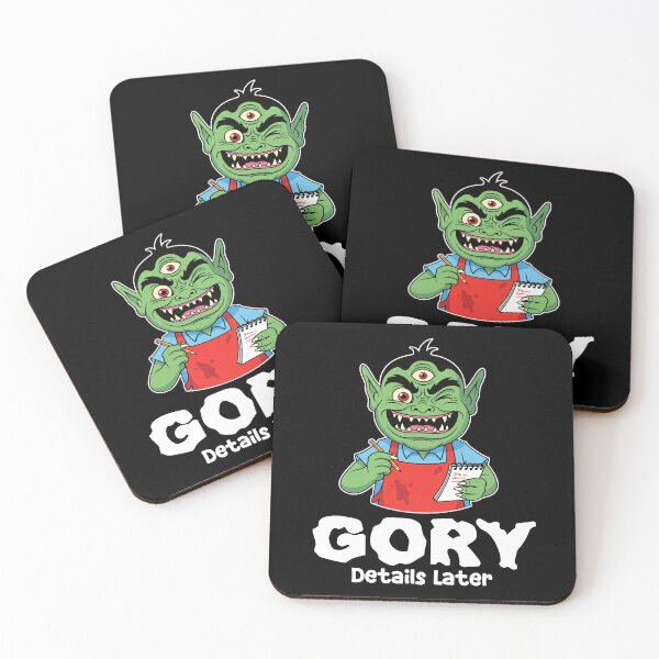 Item preview, GORY DETAILS LATER - MONSTER HALLOWEEN designed and sold by KEF Custom.