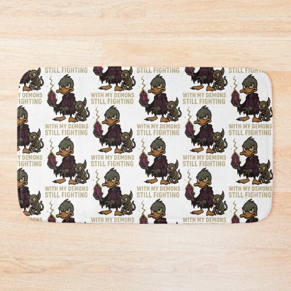 Item preview, Still Fighting With My Demons Duck Warlock Design designed and sold by TeeTimeTreasure.