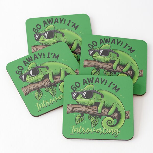 Item preview, Go away! I'm Introverting. designed and sold by Lorena Tiana.