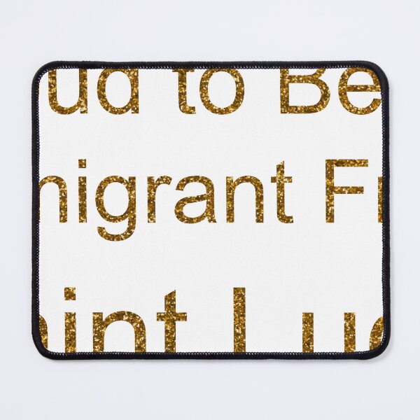 Item preview, PROUD TO BE AN IMMIGRANT FROM SAINT LUCIA SEQUIN designed and sold by TheIconSmith.