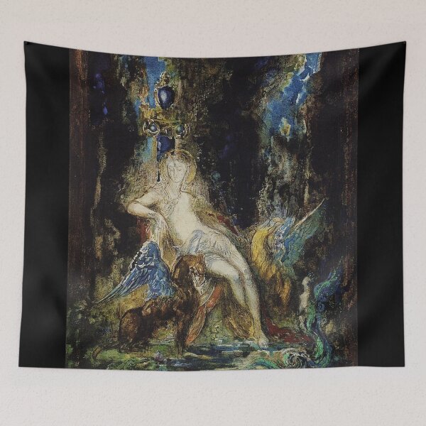 Aperçu de l'œuvre Fada et Griffon - Gustave Moreau (1826-1898) créée et vendue par Vintage Designs +.