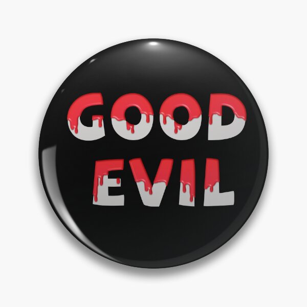 Item preview, Cartoon Good Evil Red Drip designed and sold by Voodoo Store Paranormal Collections.