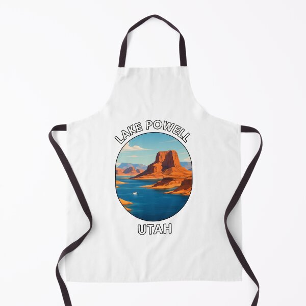 Item preview, Lake Powell Utah Travel Poster – Scenic Desert Lake Wall Art designed and sold by inkNext.