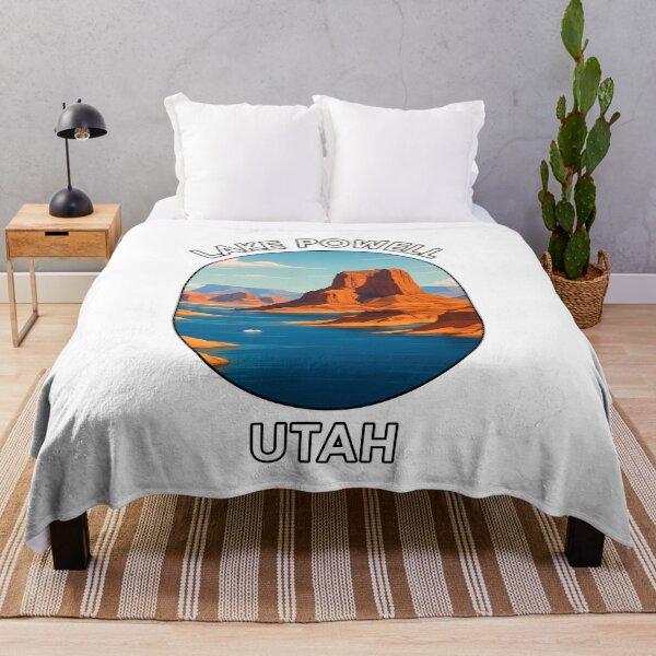 Item preview, Lake Powell Utah Travel Poster – Scenic Desert Lake Wall Art designed and sold by inkNext.