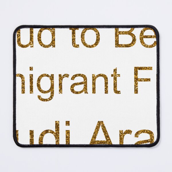 Item preview, PROUD TO BE AN IMMIGRANT FROM SAUDI ARABIA SEQUIN designed and sold by TheIconSmith.