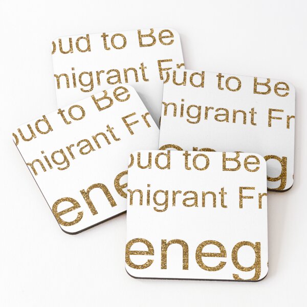 Item preview, PROUD TO BE AN IMMIGRANT FROM SENEGAL SEQUIN designed and sold by TheIconSmith.