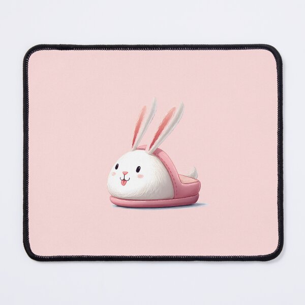 Item preview, Rabbit plush slippers designed and sold by DerSenat.