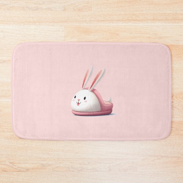 Item preview, Rabbit plush slippers designed and sold by DerSenat.