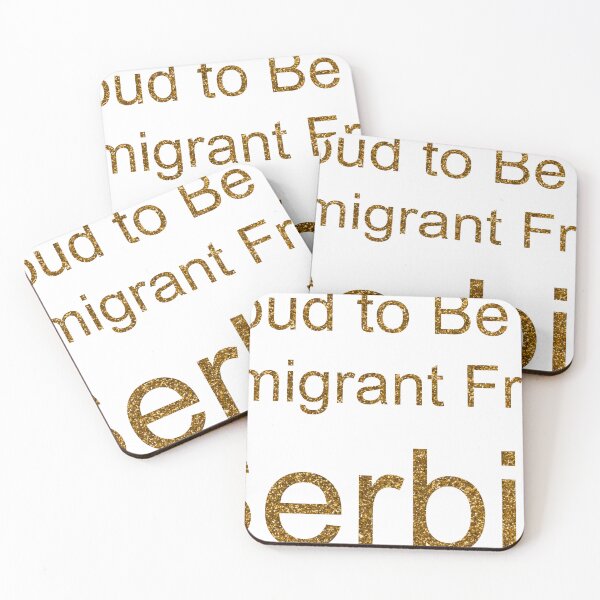 Item preview, PROUD TO BE AN IMMIGRANT FROM SERBIA SEQUIN designed and sold by TheIconSmith.