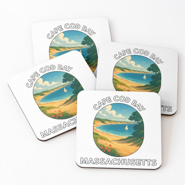 Item preview, Cape Cod Bay Massachusetts Coastal Travel Poster – Scenic Beach & Ocean Art designed and sold by inkNext.