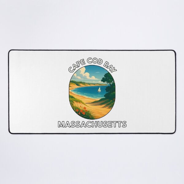 Item preview, Cape Cod Bay Massachusetts Coastal Travel Poster – Scenic Beach & Ocean Art designed and sold by inkNext.