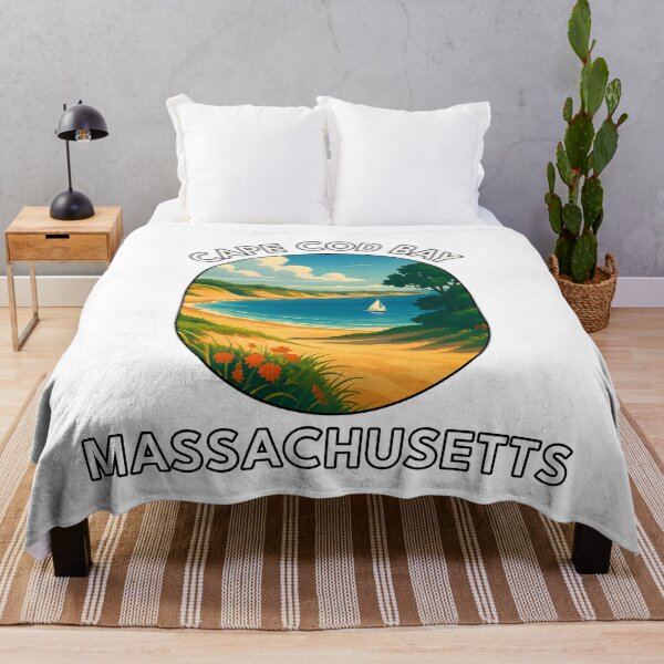 Item preview, Cape Cod Bay Massachusetts Coastal Travel Poster – Scenic Beach & Ocean Art designed and sold by inkNext.