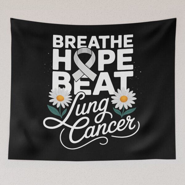 Item preview, Breathe Hope Beat Lung Cancer - Lung cancer designed and sold by aidenpier.