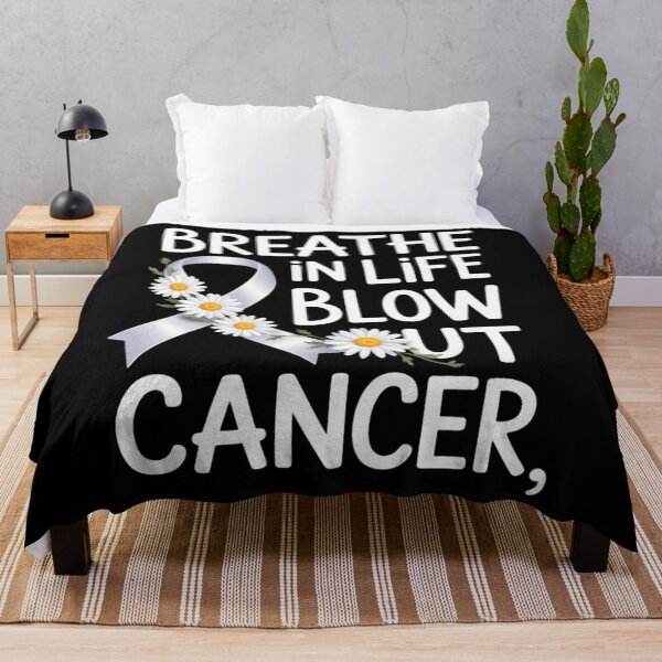 Item preview, Breathe Hope In Blow Cancer Out - Lung cancer awareness designed and sold by aidenpier.