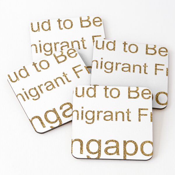 Item preview, PROUD TO BE AN IMMIGRANT FROM SINGAPORE SEQUIN designed and sold by TheIconSmith.