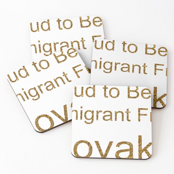 Item preview, PROUD TO BE AN IMMIGRANT FROM SLOVAKIA SEQUIN designed and sold by TheIconSmith.