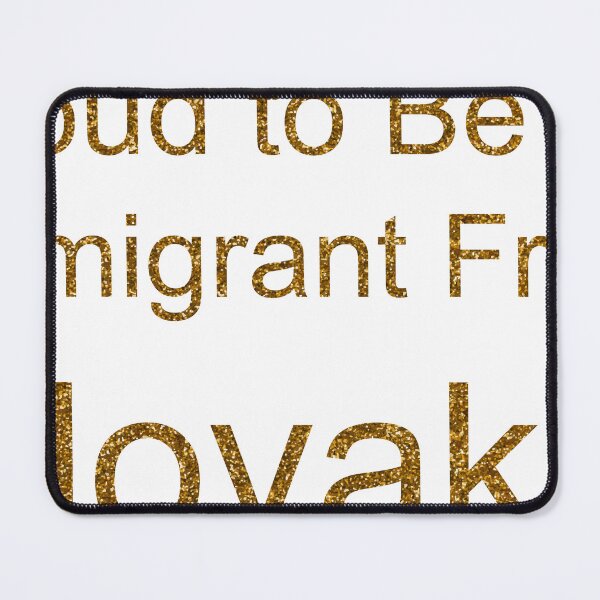 Item preview, PROUD TO BE AN IMMIGRANT FROM SLOVAKIA SEQUIN designed and sold by TheIconSmith.