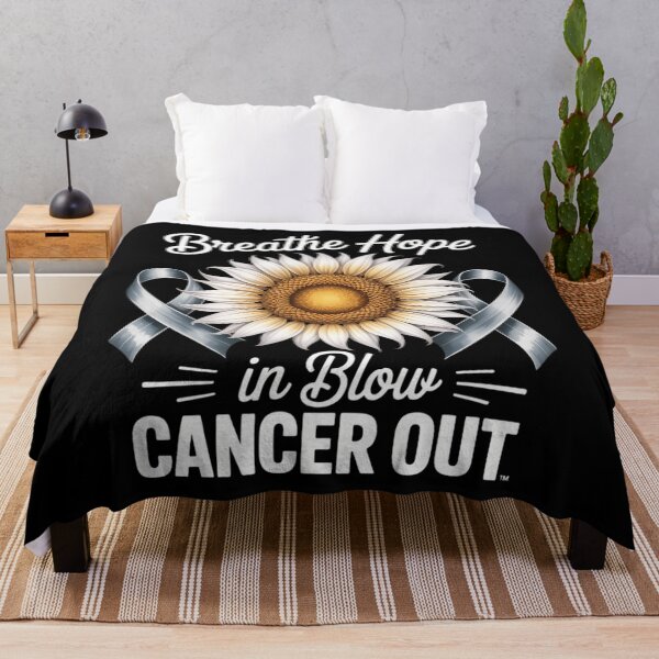 Item preview, Breathe Hope In Blow Out The Cancer Lung cancer awareness designed and sold by aidenpier.