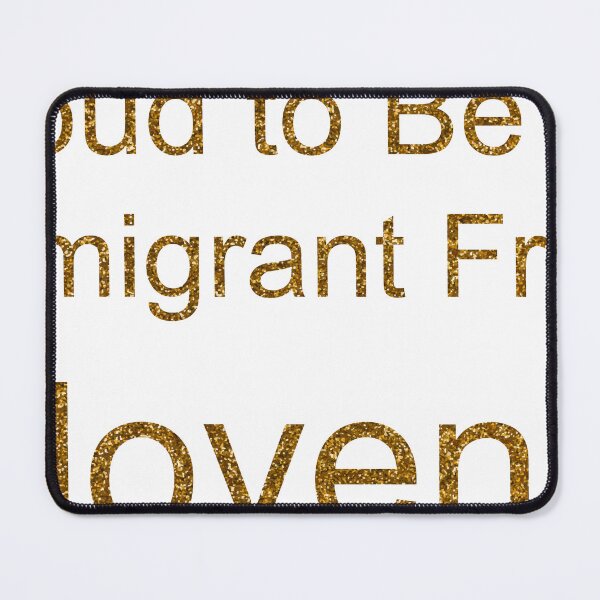 Item preview, PROUD TO BE AN IMMIGRANT FROM SLOVENIA SEQUIN designed and sold by TheIconSmith.