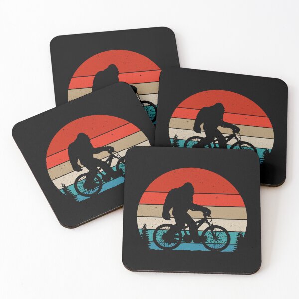 Item preview, Bigfoot Mountain Biking - Funny Sasquatch MTB Gift designed and sold by xhearalisa.