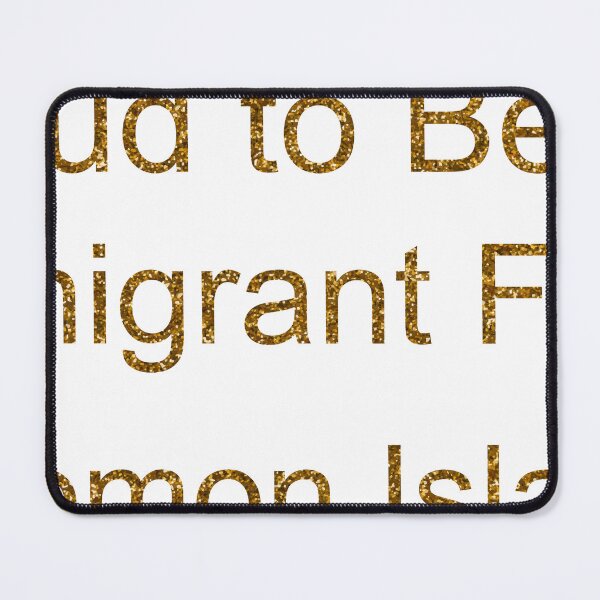 Item preview, PROUD TO BE AN IMMIGRANT FROM SOLOMON ISLANDS SEQUIN designed and sold by TheIconSmith.