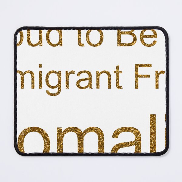Item preview, PROUD TO BE AN IMMIGRANT FROM SOMALIA SEQUIN designed and sold by TheIconSmith.