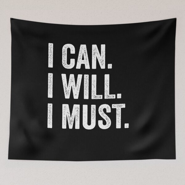 Item preview, I Can. I Will. I Must - Workout Success Motivational Gift designed and sold by xhearalisa.