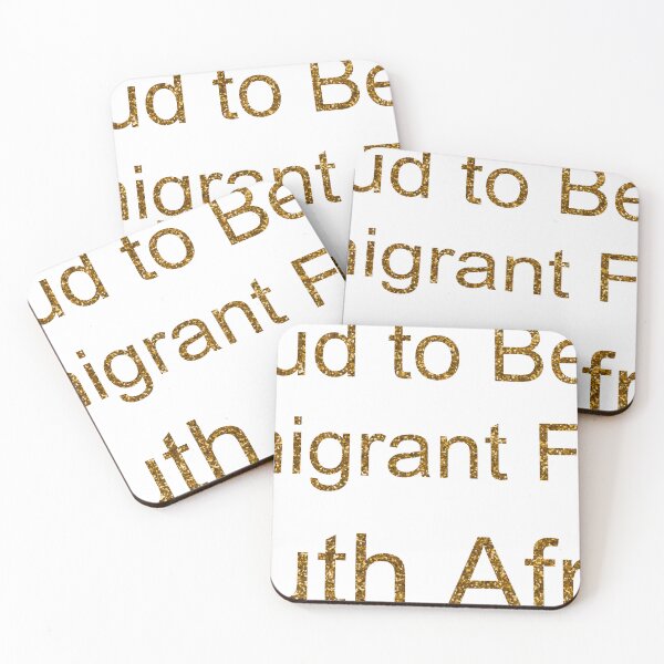 Item preview, PROUD TO BE AN IMMIGRANT FROM SOUTH AFRICA SEQUIN designed and sold by TheIconSmith.