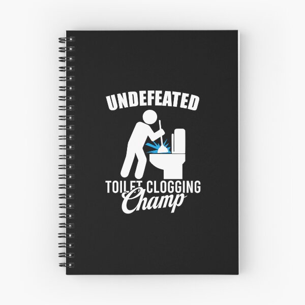 Item preview, Undefeated Toilet Clogging Champ - Funny Hilarious Humor designed and sold by xhearalisa.