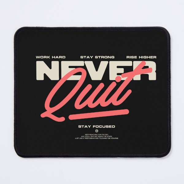 Item preview, Never Quit Stay Focused designed and sold by universe-hold ⭐⭐⭐⭐⭐.
