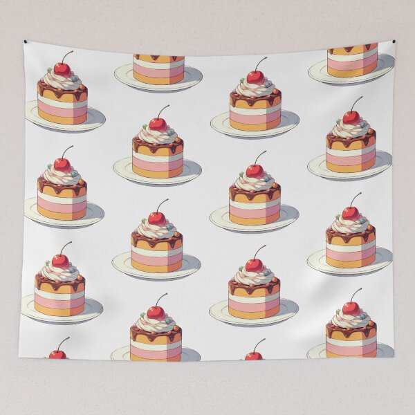 Item preview, Anime Cake – Colorful Kawaii Dessert | Cute Manga Style Food designed and sold by Sugar Wisdom .