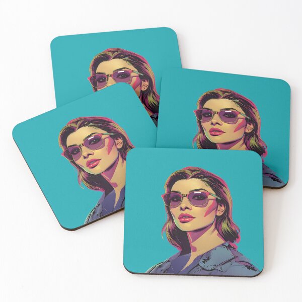Item preview, Cool Woman in Sunglasses in Comics Style designed and sold by cavroyalshop.
