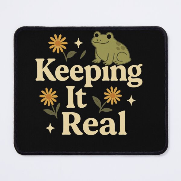 Item preview, Keeping It Real – Retro Frog Aesthetic T-Shirt designed and sold by SaajiOfficial.