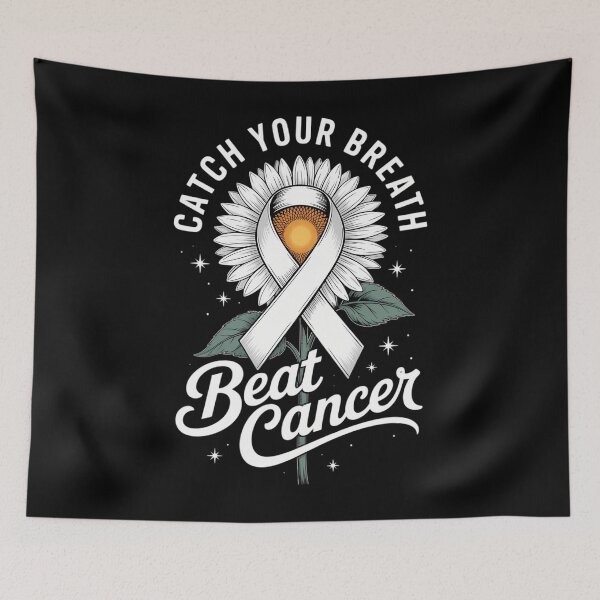 Item preview, Catch Your Breath Beat Cancer - Lung cancer awareness designed and sold by aidenpier.
