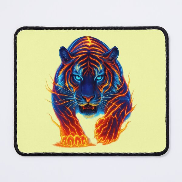 Item preview, Fantasy tiger with flames designed and sold by LoneAngel.