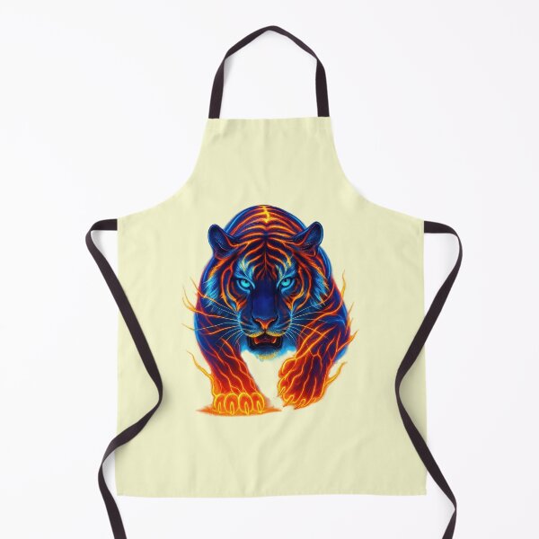 Item preview, Fantasy tiger with flames designed and sold by LoneAngel.