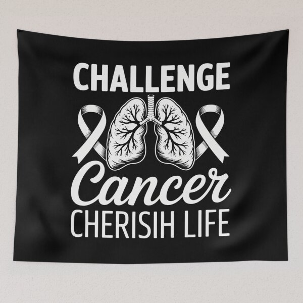 Item preview, Challenge Cancer Cherish Life Lung cancer awareness designed and sold by aidenpier.