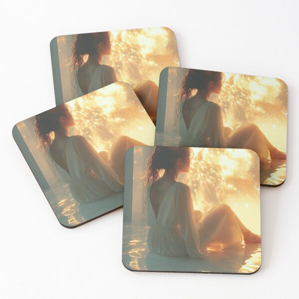 Item preview, Golden Light Dreamscape Interior Serenity designed and sold by AITuneSphere.