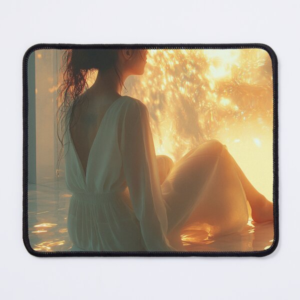 Item preview, Golden Light Dreamscape Interior Serenity designed and sold by AITuneSphere.