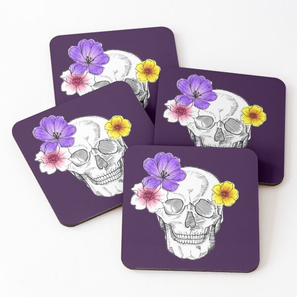 Item preview, Floral Skull designed and sold by Jaini's.