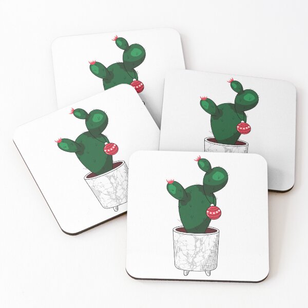 Item preview, Cactus with Christmas Ornament designed and sold by Farissa Designs.