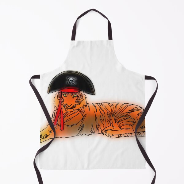 Item preview, Maple the Tiger Wearing a Pirate Hat – animalzinhats designed and sold by Ashley’sAnimalz.