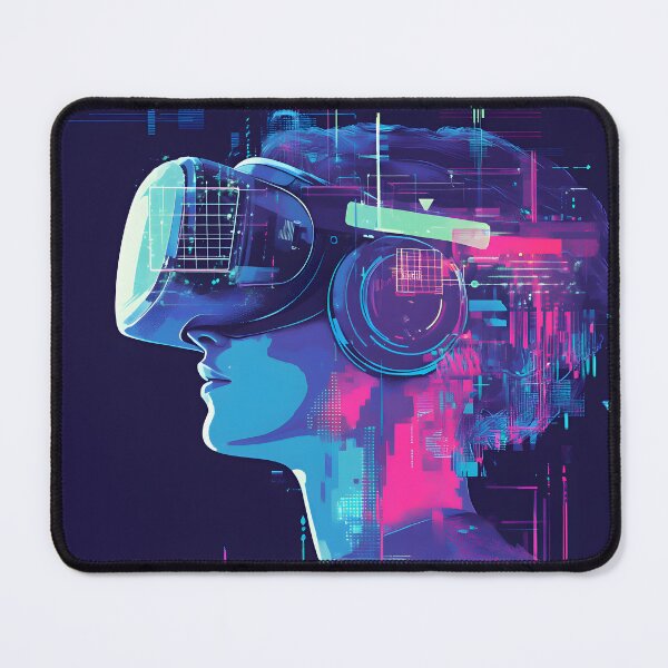 Item preview, Cyber Vision: Futuristic VR Tech Lifestyle Artwork designed and sold by !Shirt Stains!.
