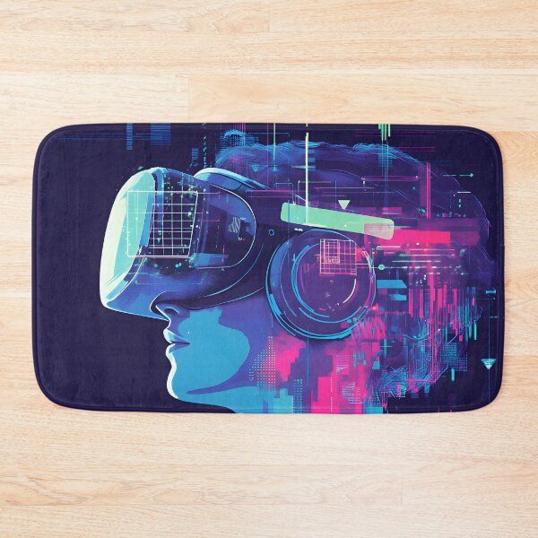 Item preview, Cyber Vision: Futuristic VR Tech Lifestyle Artwork designed and sold by !Shirt Stains!.