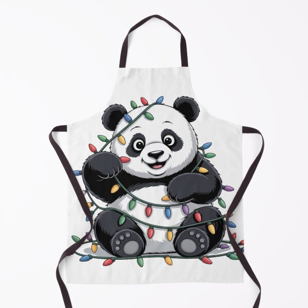Item preview, Panda Tangled in Lights designed and sold by NicolasGlowArt.