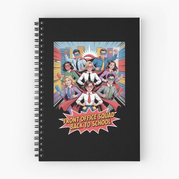 Item preview, Front Office Squad Back to School – Comic Style Office Champions designed and sold by Stock4U.