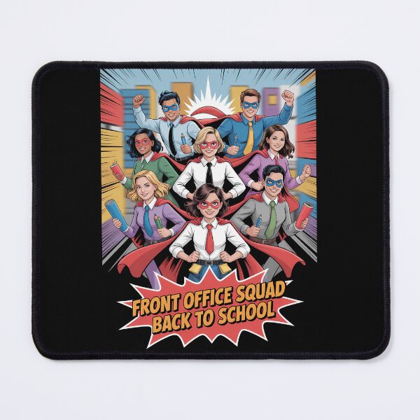 Item preview, Front Office Squad Back to School – Comic Style Office Champions designed and sold by Stock4U.